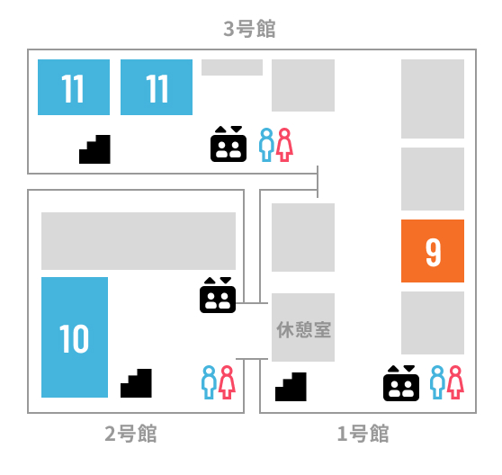 フロアマップ3F